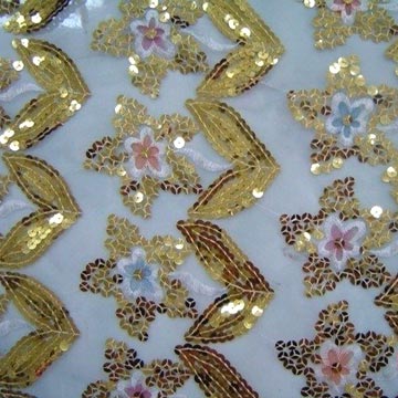 Big Gold Spangle Embroideries
